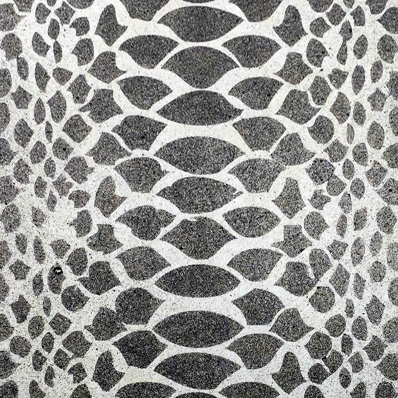 Snake - from the Antique Mirror Patterns and Designs portfolio | Ellison Art Glass