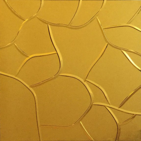 Gold Crackle - from the Brilliant Cutting Contemporary Designs portfolio | Ellison Art Glass