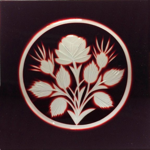 Orseta - from the Brilliant Cutting Traditional Designs portfolio | Ellison Art Glass