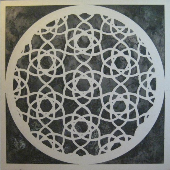 Orbis - from the Antique Mirror Patterns and Designs portfolio | Ellison Art Glass